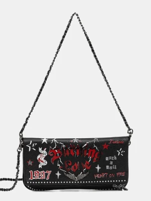 ZADIG&VOLTAIRE torebka skórzana kolor czarny LWBA04029