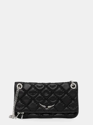 ZADIG&VOLTAIRE torebka skórzana kolor czarny LWBA04053