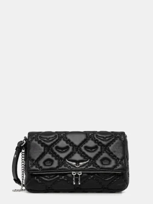 ZADIG&VOLTAIRE torebka skórzana kolor czarny LWBA04058