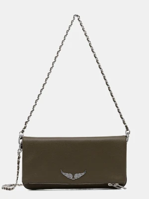 ZADIG&VOLTAIRE torebka skórzana kolor zielony LWBA00001