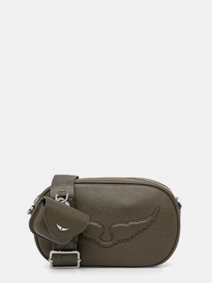 ZADIG&VOLTAIRE torebka skórzana kolor zielony LWBA03657