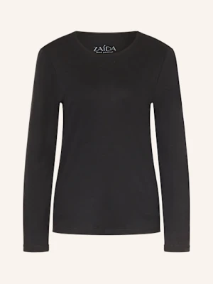 Zaída Koszulka Z Długim Rękawem schwarz ZAÍDA