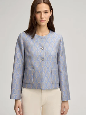 Żakardowa marynarka Jolly w kolorze niebieskim we wzór Joop