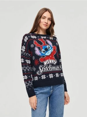 Żakardowy sweter Merry Stitchmas House
