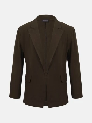 Żakiet Anna Field By Zalando ciemnobrązowy