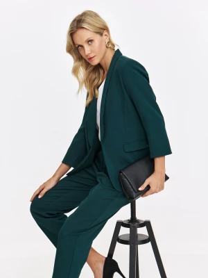 żakiet damski ciemnozielony - SZK0736CZ żakiet - TOP SECRET - Odzieżowy sklep internetowy TOP SECRET