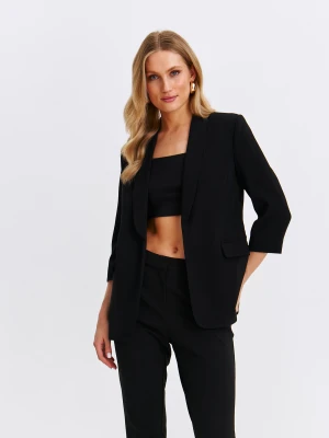 żakiet damski czarny - SZK0729CA żakiet - TOP SECRET - Odzieżowy sklep internetowy TOP SECRET