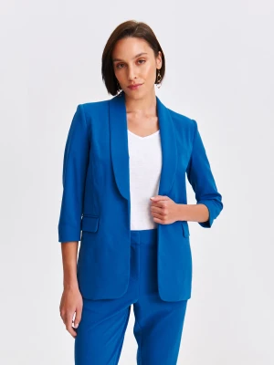 żakiet damski niebieski - SZK0723NI żakiet - TOP SECRET - Odzieżowy sklep internetowy TOP SECRET