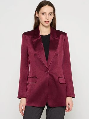 Żakiet DKNY ciemnoczerwony