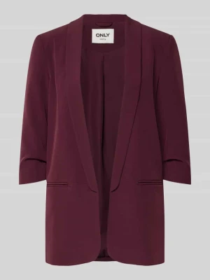 Żakiet długi o kroju regular fit z rękawem o dł. 3/4 model ‘ELLY’ Only