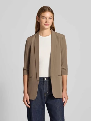 Żakiet długi o kroju regular fit z rękawem o dł. 3/4 model ‘ELLY’ Only