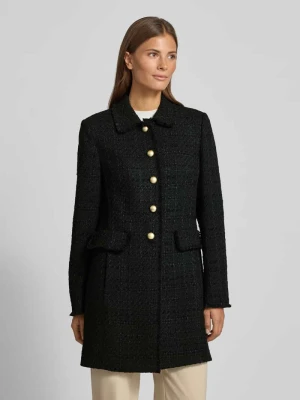 Żakiet długi o kroju slim fit z kieszeniami z patką WHITE LABEL