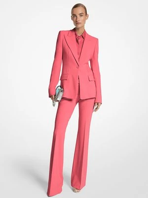 Żakiet Georgina z elastycznej groszkowej krepy MICHAEL KORS COLLECTION