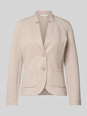 Żakiet krótki o kroju regular fit z mieszanki bawełny Tom Tailor