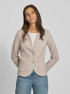 Żakiet krótki o kroju regular fit z mieszanki bawełny Tom Tailor