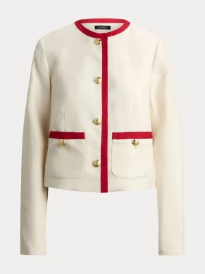 Żakiet Lauren Ralph Lauren mleczny
