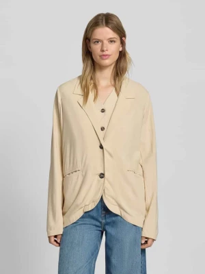 Żakiet lniany o kroju regular fit z mieszanki wiskozy i lyocellu model ‘STELLA’ Pepe Jeans