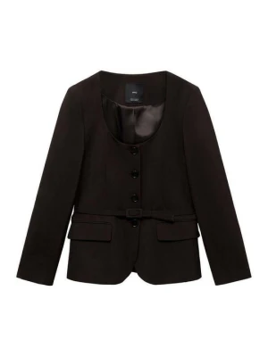 Żakiet Mango brązowy