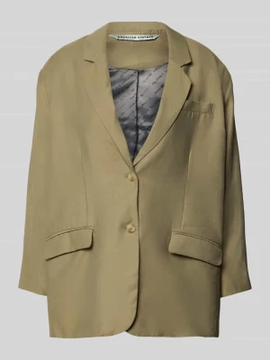 Żakiet o kroju oversized z kieszeniami z patką model ‘LANOW’ American vintage