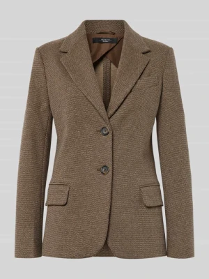 Żakiet o kroju regular fit z dodatkiem wełny model ‘DILLY’ Weekend Max Mara