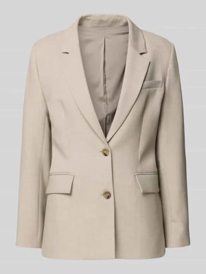 Żakiet o kroju regular fit z dodatkiem wiskozy model ‘RITA’ Selected Femme