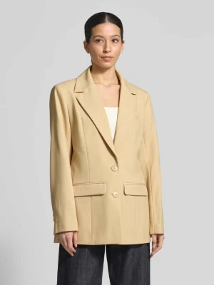 Żakiet o kroju regular fit z dodatkiem wiskozy model 'stacy' Gestuz