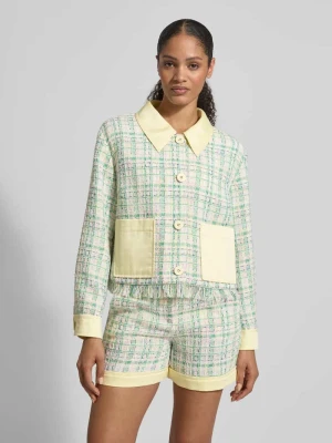 Żakiet o kroju regular fit z frędzlami Marc Cain