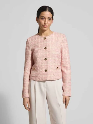 Żakiet o kroju regular fit z imitacji bouclé Christian Berg Woman Selection