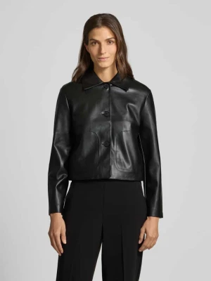 Żakiet o kroju regular fit z imitacji skóry model ‘Neather’ someday