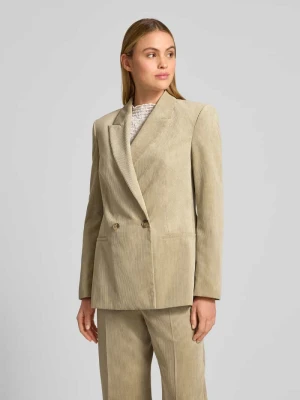 Żakiet o kroju regular fit z imitacji sztruksu z podwójną listwą guzikową Jake*s Collection