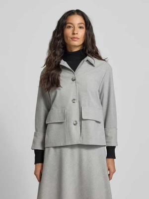 Żakiet o kroju regular fit z kieszeniami z patką MORE & MORE