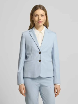 Żakiet o kroju regular fit z kołnierzem z połami Christian Berg Woman Selection