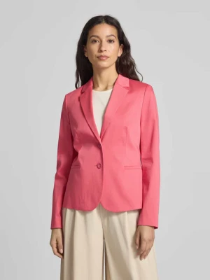 Żakiet o kroju regular fit z kołnierzem z połami i lamowanymi kieszeniami Christian Berg Woman Selection