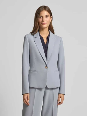 Żakiet o kroju regular fit z kołnierzem z połami i lamowanymi kieszeniami comma