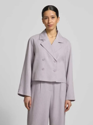 Żakiet o kroju regular fit z kołnierzem z połami model 'Amiri' LOLLYS LAUNDRY