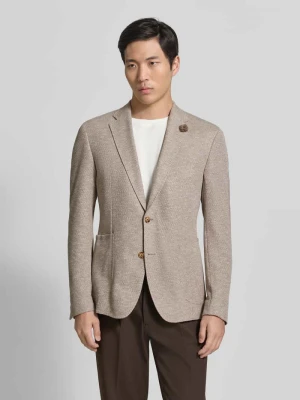 żakiet o kroju regular fit z kwiatową aplikacją model 'Hoverest' JOOP! Collection