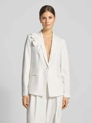 Żakiet o kroju regular fit z kwiatowymi aplikacjami Christian Berg Woman Selection