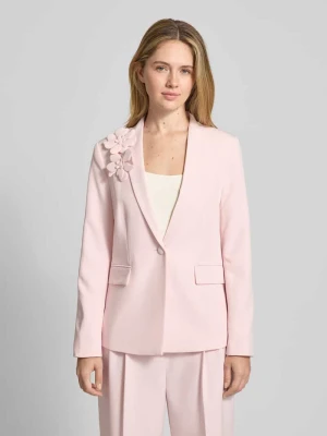 Żakiet o kroju regular fit z kwiatowymi aplikacjami Christian Berg Woman Selection