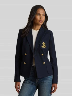 żakiet o kroju regular fit z mieszanki bawełny Lauren Ralph Lauren
