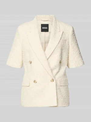 Żakiet o kroju regular fit z mieszanki bawełny model 'JALETO11' Boss