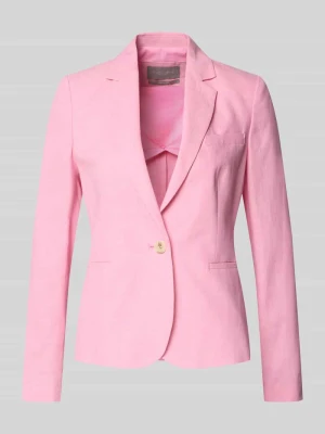 Żakiet o kroju regular fit z mieszanki lnu z kieszeniami z wypustkami Christian Berg Woman Selection