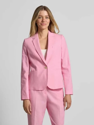 Żakiet o kroju regular fit z mieszanki lnu z kieszeniami z wypustkami Christian Berg Woman Selection