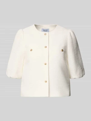 Żakiet o kroju regular fit z mieszanki wiskozy z bufiastymi rękawami MORE & MORE