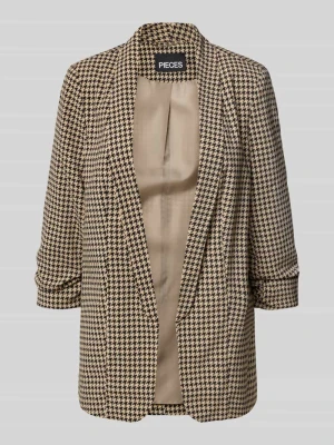 Żakiet o kroju regular fit z rękawem o dł. 3/4 model ‘BOSELLA’ Pieces
