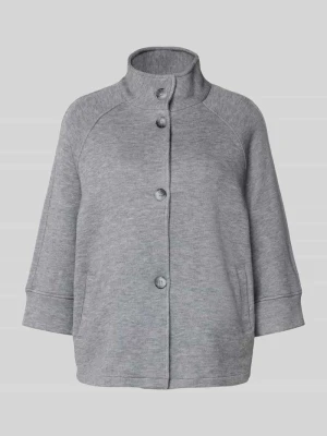 Żakiet o kroju regular fit z rękawem o dł. 3/4 z mieszanki wiskozy MORE & MORE