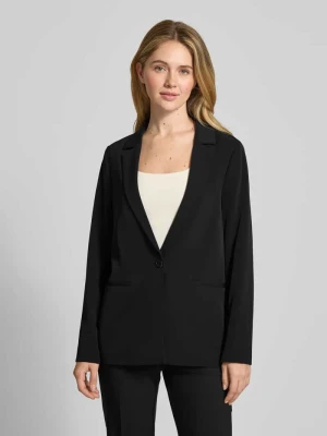 Żakiet o kroju relaxed fit z kołnierzem z połami comma