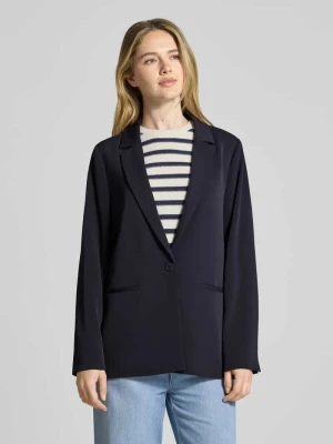 Żakiet o kroju relaxed fit z kołnierzem z połami comma