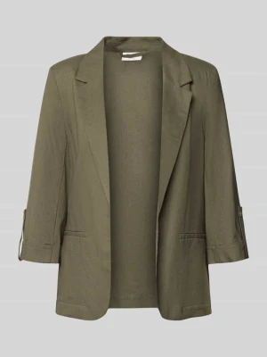 Żakiet o kroju relaxed fit z mieszanki wiskozy i lnu model 'GOA' Only