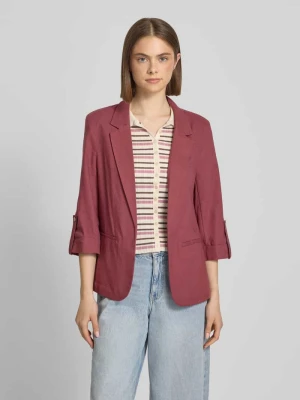 Żakiet o kroju relaxed fit z mieszanki wiskozy i lnu model 'GOA' Only