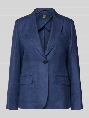 Żakiet o kroju shaped fit z czystego lnu model 'NALUT' Weekend Max Mara